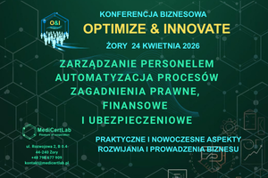 OPTIMIZE & INNOVATE 2026 - bilet wstępu na konferencję